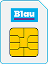 BLAU 9-Cent Prepaid SIM-Karte ohne Grundgebühr