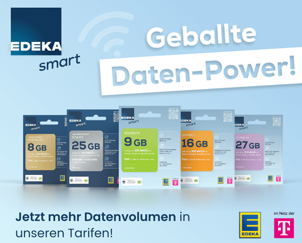 EDEKA smart – jetzt mit noch mehr Datenvolumen!